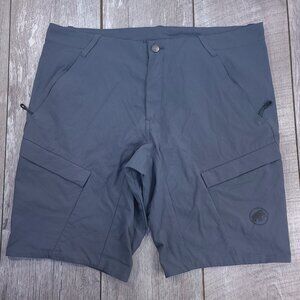 Mammut Shorts Mens 38 Gray Zinal Cargo Lightweight Performance Outdoor Hiking